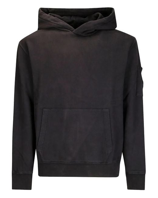 C P Company Hoodie Met Rits in het Black voor heren
