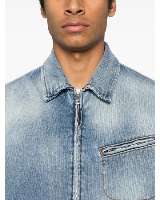 MSGM Blue Denim Jacket for men