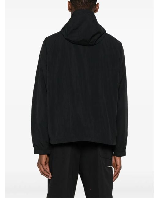 Maison Kitsuné Black Bold Fox Head Windbreaker for men