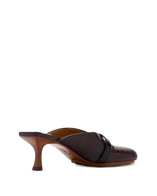 Ganni Brown Sue Mules
