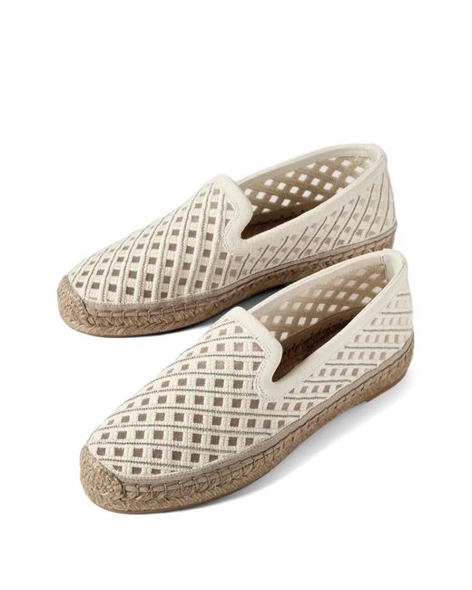Brunello Cucinelli White Precious Net Espadrilles