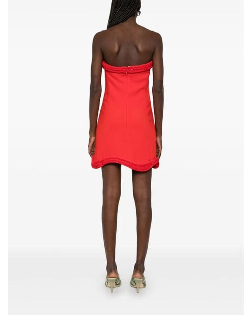 Jonathan Simkhai Red Saskia Mini Dress