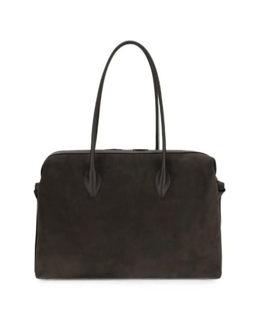 Yuzefi Black Large Brioche Tote Bag