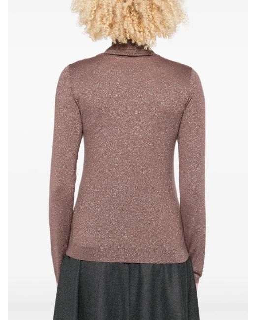 Haut À Col Roulé Brunello Cucinelli en coloris Brown