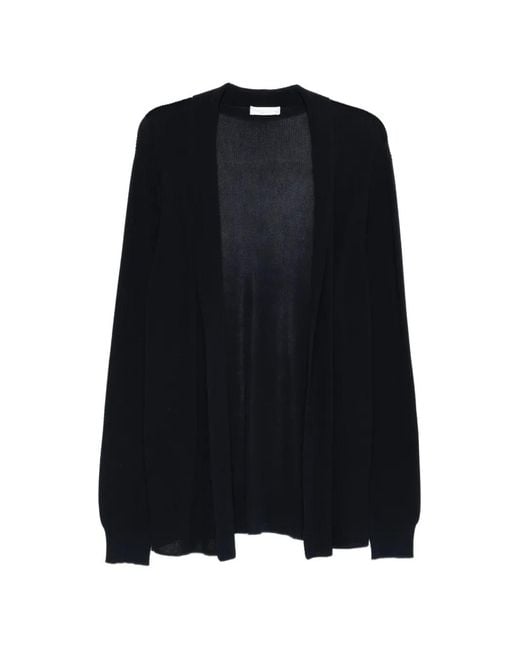 Roberto Collina Black Open-Front Cardigan for men