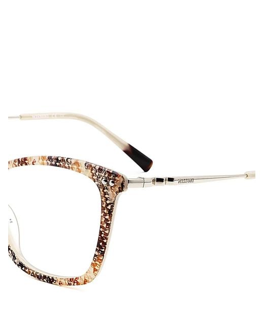 Missoni Natural Square-Frame Glasses
