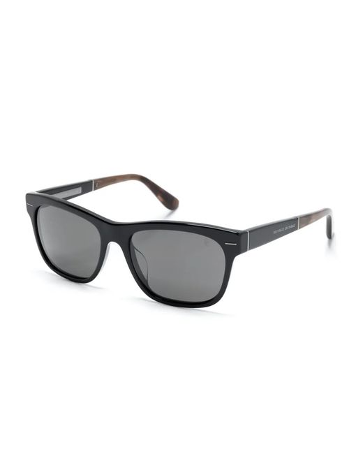 Brunello Cucinelli Gray Square-Frame Sunglasses