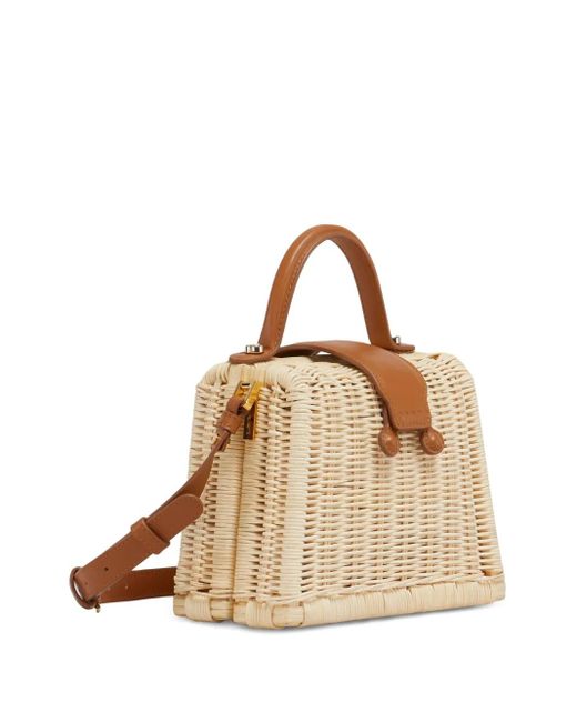 Marni Natural Ratan Mini Bag