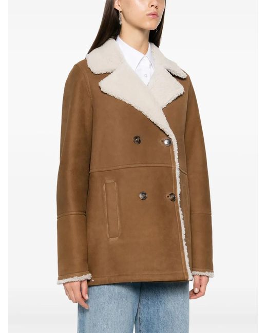 Yves Salomon Brown Suede Jacket