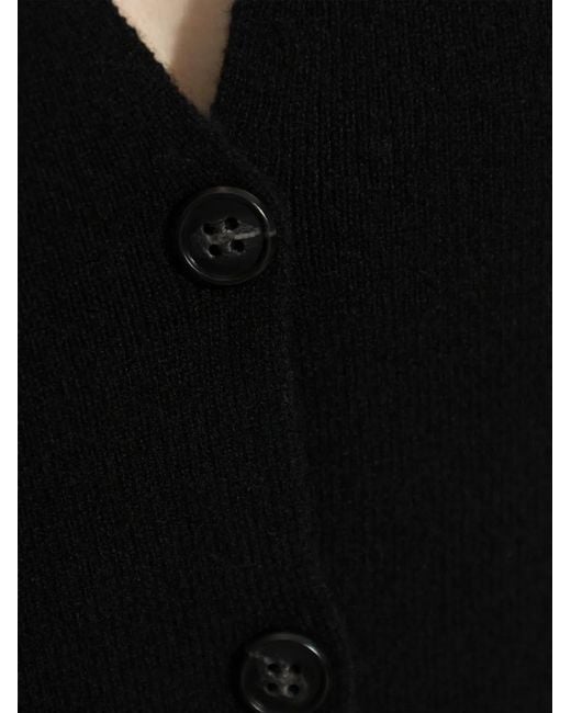 Lisa Yang Black Immy Halterneck Button-Up Top