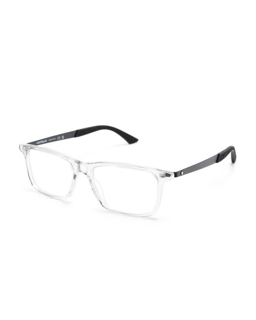 Montblanc Natural Rectangle-Shape Glasses for men