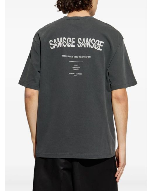 Samsøe & Samsøe Saswirl T-Shirt in Gray für Herren
