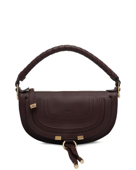 Chloé Brown Marcie Satchels Bag
