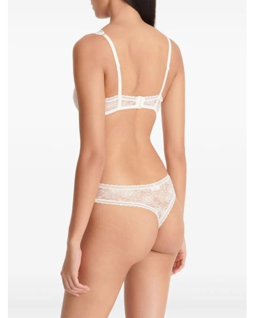 Eres White Rubellite Bra