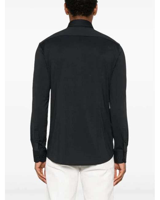 Boss Black Textured-Finish Shirt for men