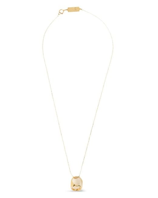 MM6 by Maison Margiela White Ring-Charm Necklace