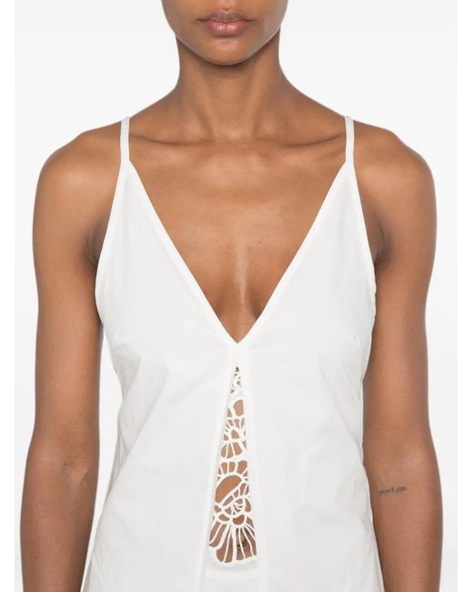 Sir White Klara Cut-Out Midi Dress