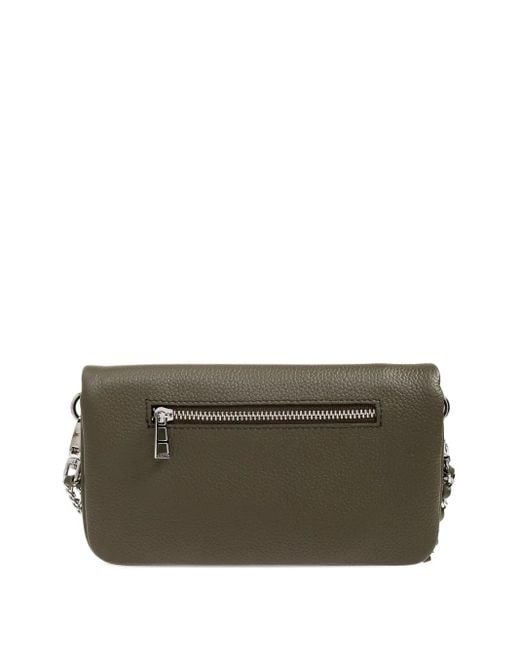 Zadig & Voltaire Gray Chain-Embellished Tote Bag