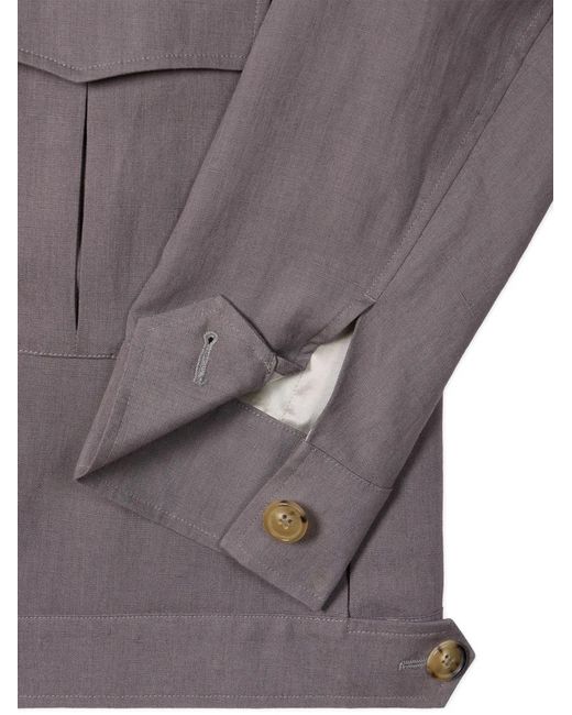 Chaqueta Con Bolsillos De Parche Paul Smith de hombre de color Gray