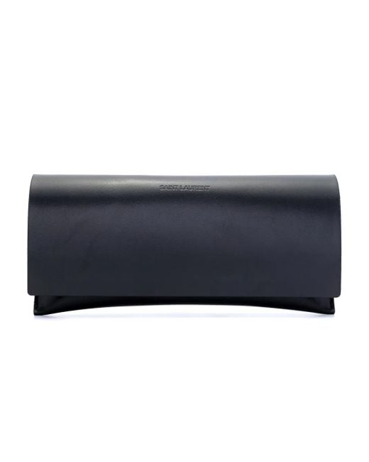 Saint Laurent Gray Cat-Eye Frame Sunglasses