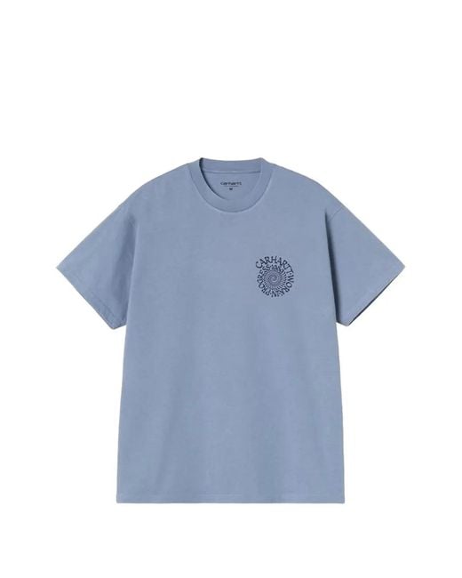 Carhartt Blue Spirals T-Shirt for men