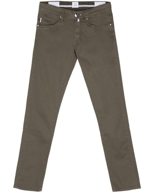 Sartoria Tramarossa Gray Skinny-leg Cotton-blend Jeans for men