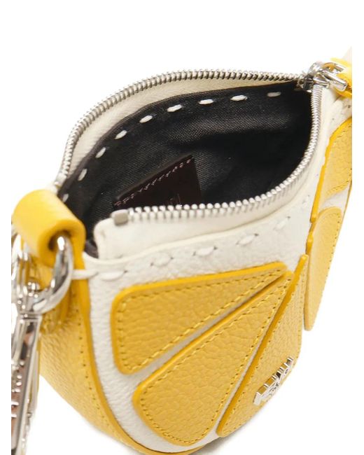 Llavero con forma de limón Fendi de color Yellow
