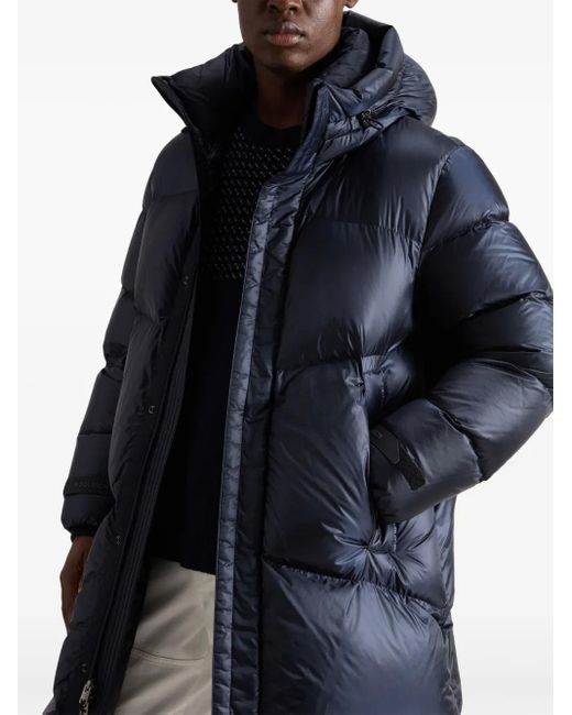 Woolrich Blue Padded Puffer Jacket for men