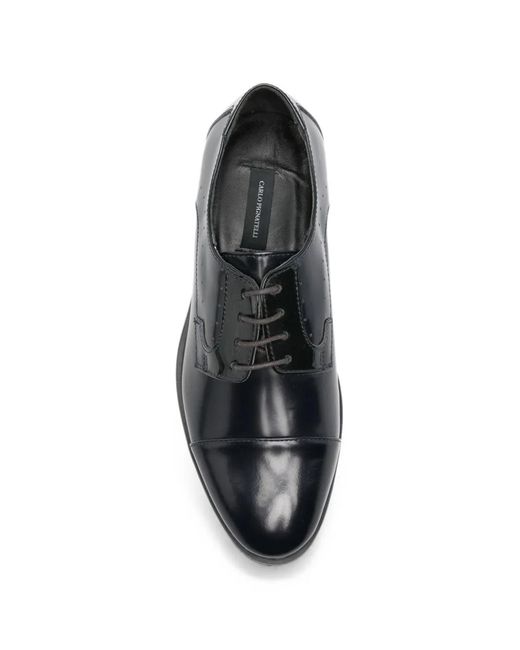 Carlo Pignatelli White Chaussures Lacées À Fini Poli for men