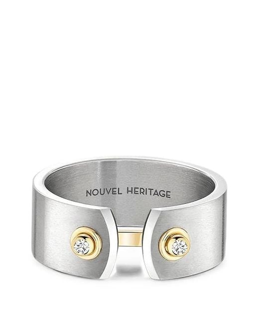 Nouvel Heritage Gray Paris From The Sky Mood Diamond Ring