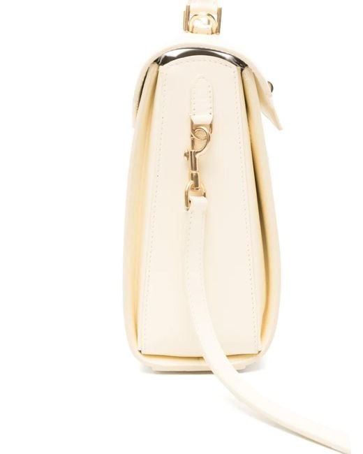 Anya Hindmarch Natural Sac Cabas À Fermoir Tourniquet