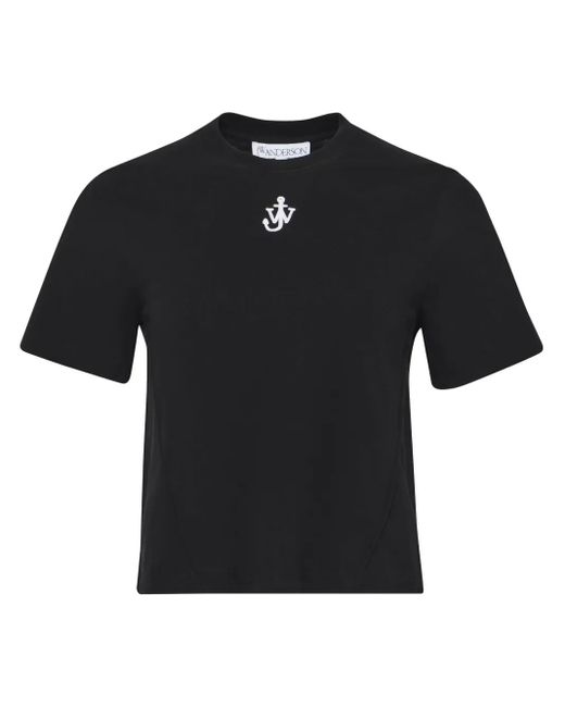 J.W. Anderson アンカーエンブロイダリー Tシャツ Black