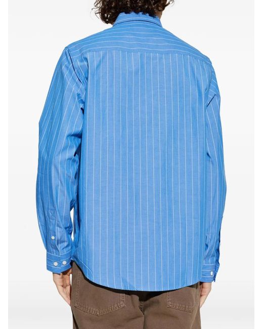 Camisa A Rayas Samsøe & Samsøe de hombre de color Blue
