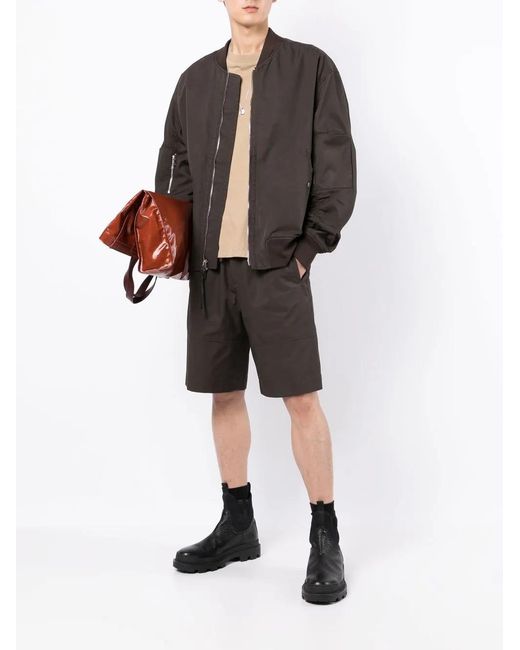 3.1 Phillip Lim Gray Drawstring-Fastening Shorts for men