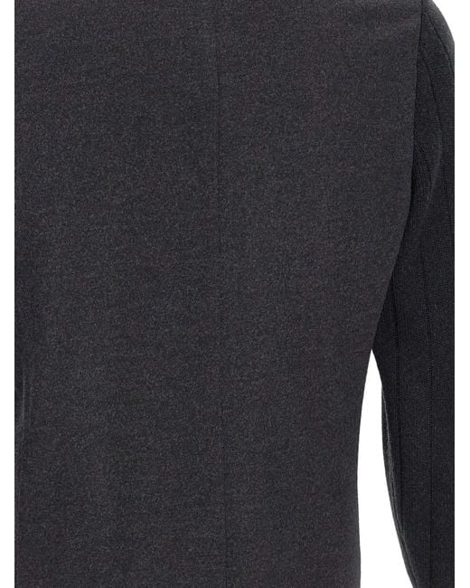 Eleventy Blue Ribbed Blazer for men