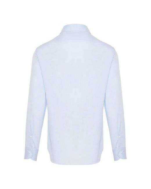 Corneliani White Buttoned Shirt for men