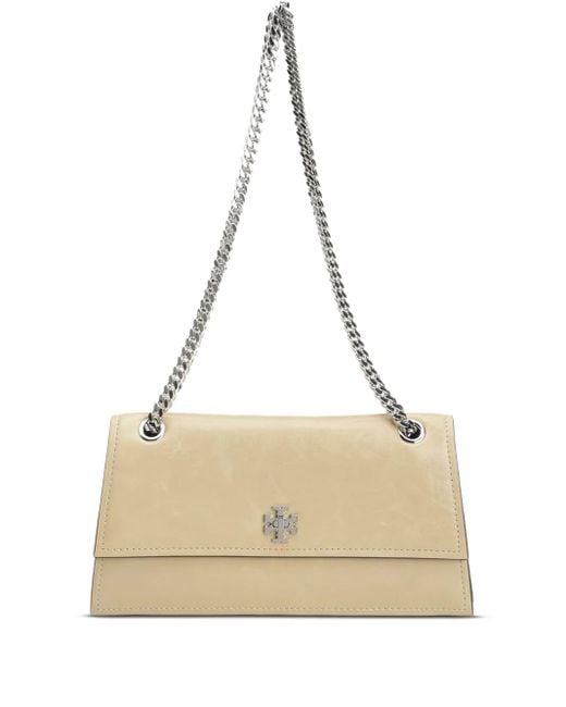 Tory Burch Natural Medium Kira Turnlock Shoulder Bag