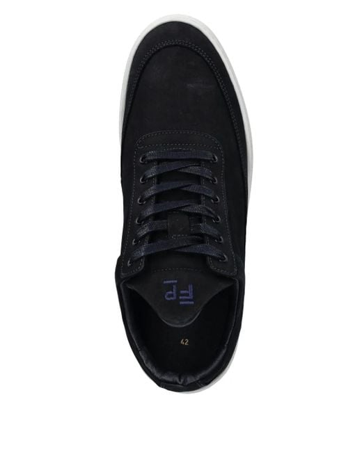 Filling Pieces Black The Low Top Sneakers for men