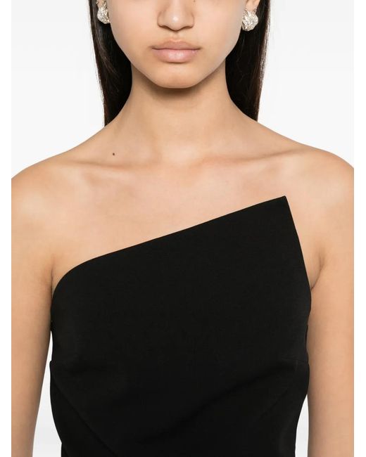 Aniye By Black One-Shoulder Wrap-Style Playsuit