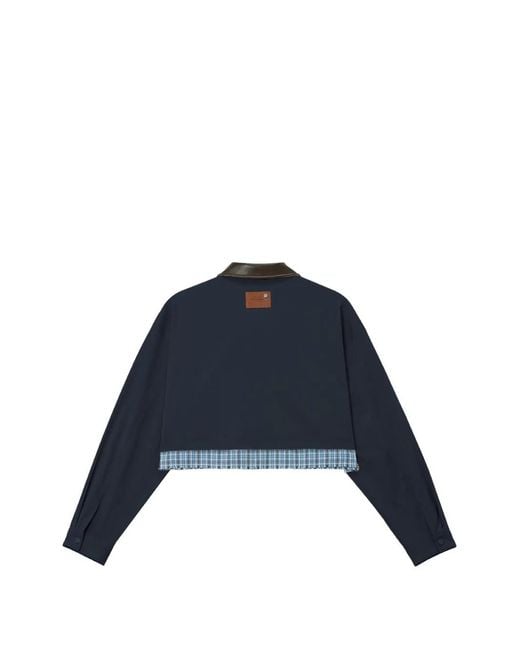 Musium Div. Blue Flap-Pocket Jacket