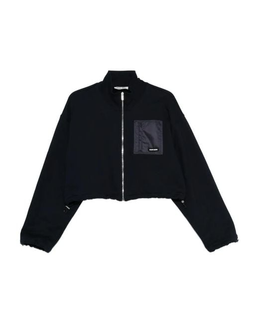 Miu Miu Black Zip Pocket Sweatshirt