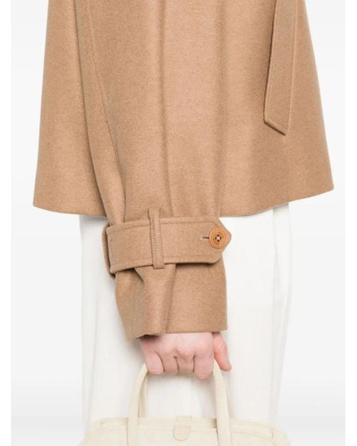 Giacca Ally Con Bottoni di Skall Studio in Brown