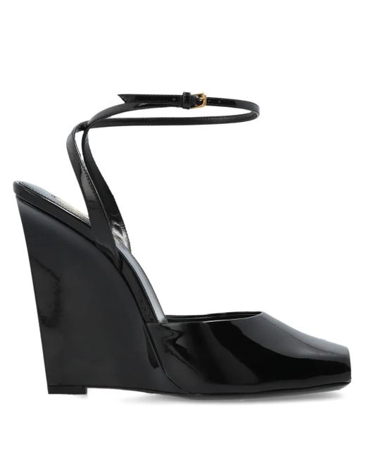 Saint Laurent La Scandale 110mm サンダル Black