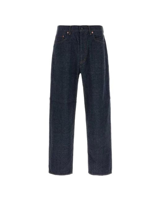 Nanamica Blue Belt-Loops Jeans for men