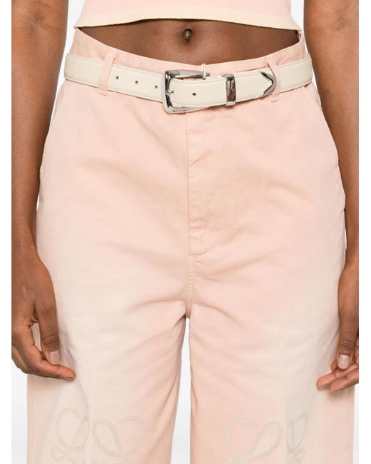 Loewe Pink Shorts Mit Anagram-Motiv