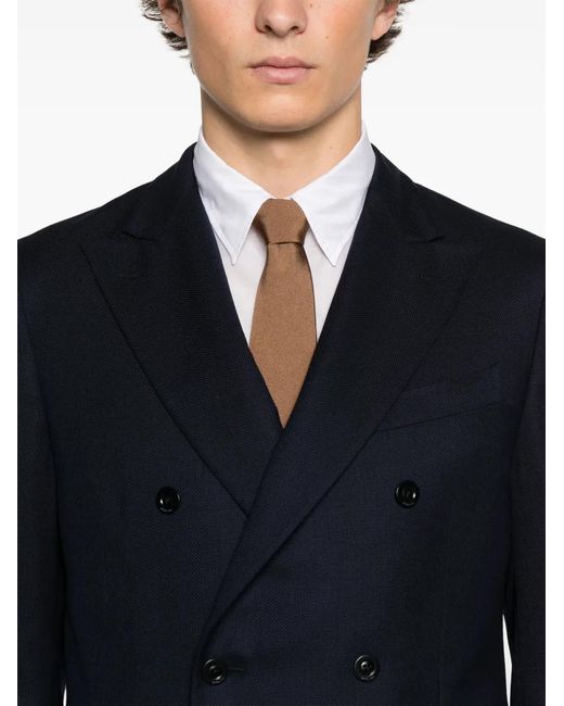 Boglioli Blue Wool Blazer for men