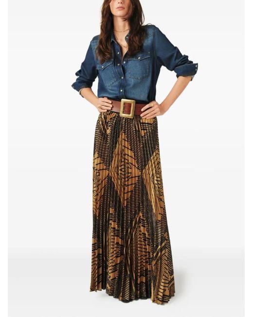 Ba&sh Brown Sow Skirt