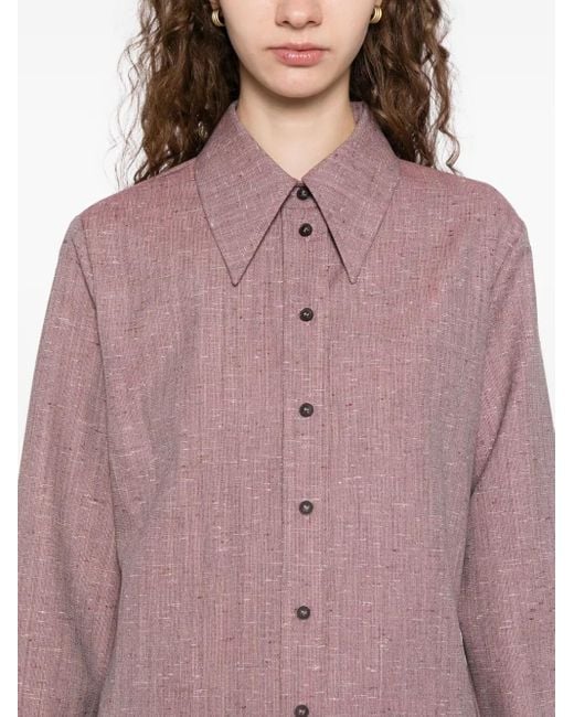 Camicia di Rohe in Purple