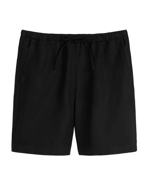 Marc O' Polo Black Drawstring-Waist Shorts
