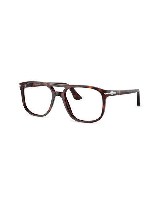 Persol Brown Greta Pilot-Frame Glasses